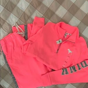Pink sweatsuit